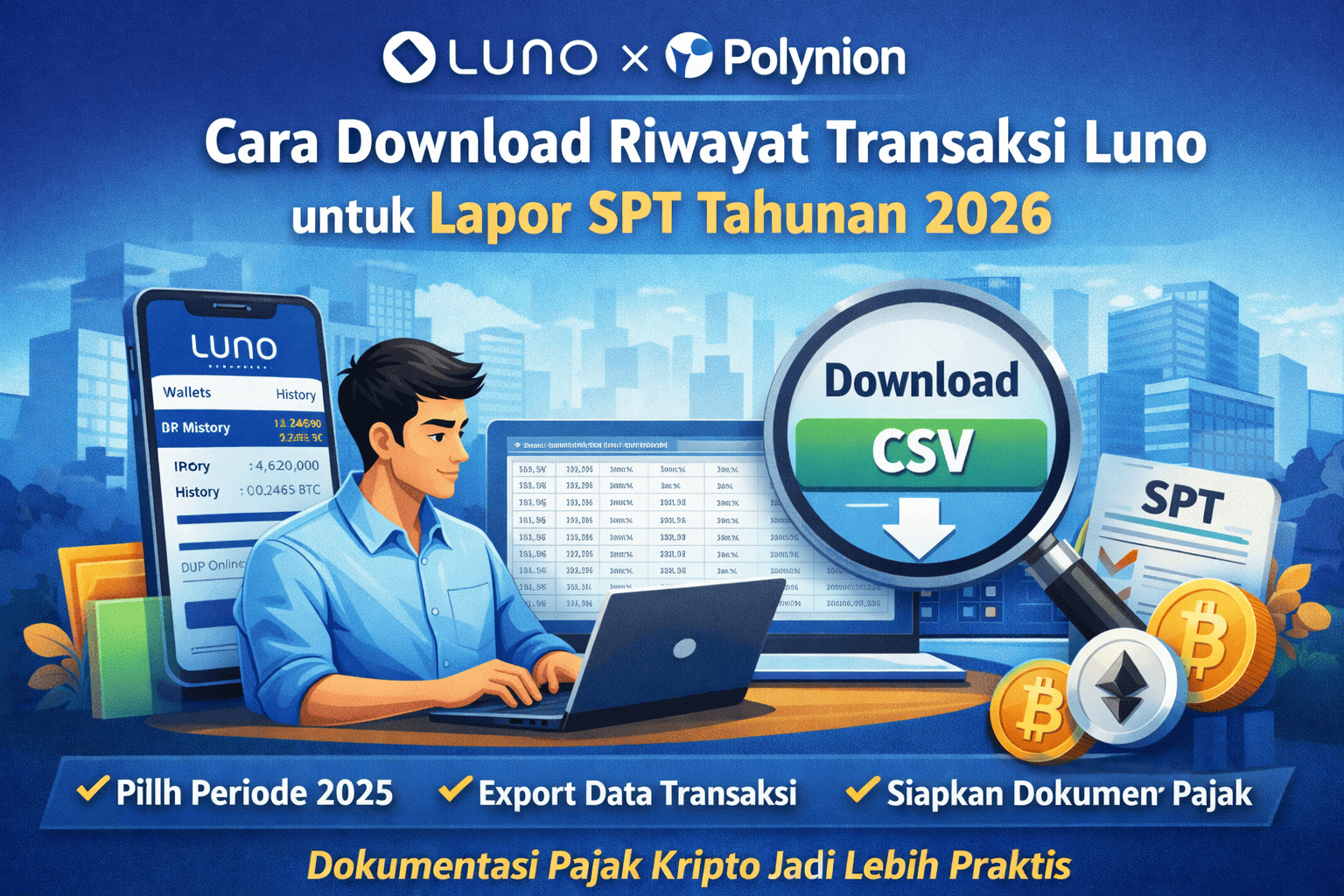 Luno SPT 2026 Pajak: Download Riwayat Transaksi