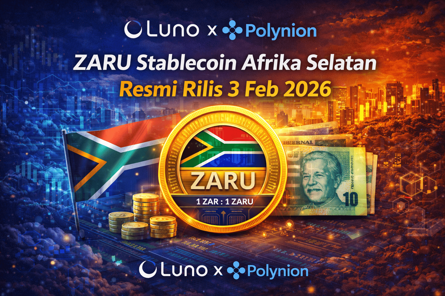 Luno Gandeng Sanlam dan EasyEquities Luncurkan ZARU, Stablecoin Rand Afrika Selatan 3 Februari 2026 Luno Gandeng Sanlam dan EasyEquities Luncurkan ZARU pada 3 Februari 2026 sebagai stablecoin yang dipatok terhadap Rand Afrika Selatan (ZAR). Kolaborasi ini mempertemukan exchange kripto, perusahaan jasa keuangan, dan platform investasi ritel dalam satu proyek yang menargetkan integrasi mata uang lokal ke dalam ekosistem blockchain. Peluncuran ZARU terjadi di tengah meningkatnya minat terhadap stablecoin berbasis mata uang domestik di berbagai negara berkembang. Jika sebelumnya dominasi stablecoin didorong oleh USD-pegged seperti USDT dan USDC, kini muncul tren stablecoin regional yang berfokus pada kebutuhan pasar lokal. Artikel ini membahas secara netral struktur ZARU, latar belakang kolaborasi, serta implikasinya bagi ekosistem kripto Afrika Selatan. Apa Itu ZARU? ZARU adalah stablecoin yang dirancang untuk mempertahankan nilai 1:1 terhadap Rand Afrika Selatan (ZAR). Dalam konteks Luno Gandeng Sanlam dan EasyEquities Luncurkan ZARU, stablecoin ini ditujukan untuk: Mempermudah transaksi kripto berbasis mata uang lokal Mendukung perdagangan aset digital tanpa konversi ke USD Menyediakan alternatif pembayaran digital domestik Stablecoin umumnya mempertahankan patokan nilai melalui cadangan fiat yang disimpan di lembaga kustodian atau bank mitra. Peran Luno, Sanlam, dan EasyEquities Kolaborasi dalam Luno Gandeng Sanlam dan EasyEquities Luncurkan ZARU mencerminkan sinergi antara sektor kripto dan keuangan tradisional. Luno Sebagai exchange kripto yang telah lama beroperasi di Afrika Selatan, Luno menyediakan infrastruktur perdagangan dan distribusi stablecoin. Sanlam Sanlam adalah salah satu perusahaan jasa keuangan terbesar di Afrika Selatan, yang berpotensi berperan dalam aspek manajemen dana dan kepatuhan. EasyEquities Platform investasi ritel ini memperluas akses masyarakat terhadap instrumen keuangan, dan integrasi stablecoin dapat mempercepat transaksi digital lintas platform. Kolaborasi tiga entitas ini menunjukkan pendekatan yang lebih terstruktur dibanding proyek stablecoin independen. Mengapa Stablecoin Berbasis Rand Penting? Dalam beberapa tahun terakhir, stablecoin berbasis USD mendominasi transaksi global. Namun, penggunaan stablecoin berbasis mata uang lokal menawarkan beberapa keunggulan: 1. Mengurangi Risiko Nilai Tukar Pengguna di Afrika Selatan dapat bertransaksi tanpa perlu konversi ke USD. 2. Mendukung Ekonomi Digital Lokal Stablecoin domestik dapat mempercepat adopsi pembayaran berbasis blockchain di dalam negeri. 3. Integrasi dengan Sistem Keuangan Nasional Kolaborasi dengan institusi lokal meningkatkan kemungkinan kepatuhan dan transparansi. Dengan demikian, Luno Gandeng Sanlam dan EasyEquities Luncurkan ZARU dapat dilihat sebagai langkah strategis memperkuat posisi stablecoin regional. Mekanisme Patokan Nilai 1:1 Sebagai stablecoin, ZARU dirancang untuk mempertahankan nilai setara dengan Rand Afrika Selatan melalui: Cadangan fiat di rekening bank kustodian Mekanisme penerbitan dan penebusan (mint & redeem) Audit atau laporan transparansi berkala Stabilitas nilai sangat bergantung pada transparansi cadangan dan kepercayaan terhadap institusi yang terlibat. Dalam konteks Luno Gandeng Sanlam dan EasyEquities Luncurkan ZARU, struktur kolaboratif dapat meningkatkan kredibilitas dibanding model yang sepenuhnya terdesentralisasi tanpa dukungan institusi. Regulasi dan Kepatuhan Afrika Selatan telah mengembangkan kerangka regulasi untuk aset kripto dalam beberapa tahun terakhir, termasuk pengawasan oleh otoritas keuangan nasional. [Sumber: Financial Sector Conduct Authority South Africa] Stablecoin domestik biasanya harus memenuhi persyaratan terkait: Anti-money laundering (AML) Know Your Customer (KYC) Pelaporan keuangan Kepatuhan regulasi menjadi faktor penting dalam keberlanjutan proyek seperti ZARU. Potensi Dampak terhadap Pasar Afrika Jika implementasi berjalan lancar, Luno Gandeng Sanlam dan EasyEquities Luncurkan ZARU dapat membawa beberapa dampak: Peningkatan likuiditas berbasis ZAR di exchange Akses lebih mudah bagi investor lokal Penguatan posisi Afrika Selatan sebagai pusat kripto regional Selain itu, stablecoin berbasis mata uang lokal dapat mendukung transaksi lintas platform, termasuk investasi saham, obligasi, dan aset digital. Risiko yang Perlu Dipertimbangkan Meskipun memiliki dukungan institusional, terdapat beberapa risiko: Risiko Cadangan Transparansi dan audit cadangan menjadi kunci menjaga kepercayaan. Risiko Regulasi Perubahan kebijakan pemerintah dapat memengaruhi operasional stablecoin. Risiko Adopsi Keberhasilan bergantung pada penerimaan pengguna dan integrasi sistem pembayaran. Memahami risiko ini penting dalam mengevaluasi implikasi jangka panjang proyek. Tren Stablecoin Regional 2026 Pada 2026, tren stablecoin menunjukkan diversifikasi: USD-pegged tetap dominan secara global Stablecoin berbasis EUR, GBP, dan mata uang Asia meningkat Negara berkembang mulai mengeksplorasi stablecoin domestik Dalam konteks ini, Luno Gandeng Sanlam dan EasyEquities Luncurkan ZARU menjadi bagian dari gelombang adopsi stablecoin regional yang lebih luas. Integrasi Lokal dalam Ekosistem Global Luno Gandeng Sanlam dan EasyEquities Luncurkan ZARU pada 3 Februari 2026 sebagai stablecoin berbasis Rand Afrika Selatan yang dirancang untuk memperkuat ekosistem kripto domestik.
