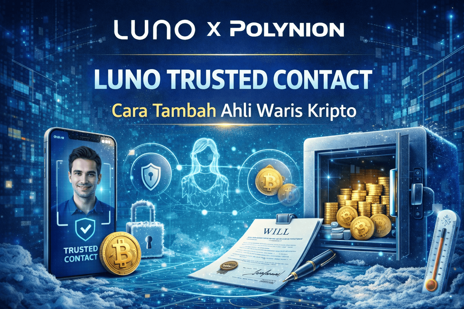 Luno Trusted Contact: Cara Tambah Ahli Waris Kripto