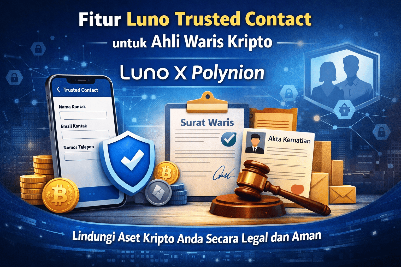 Fitur Luno Trusted Contact untuk Ahli Waris Kripto